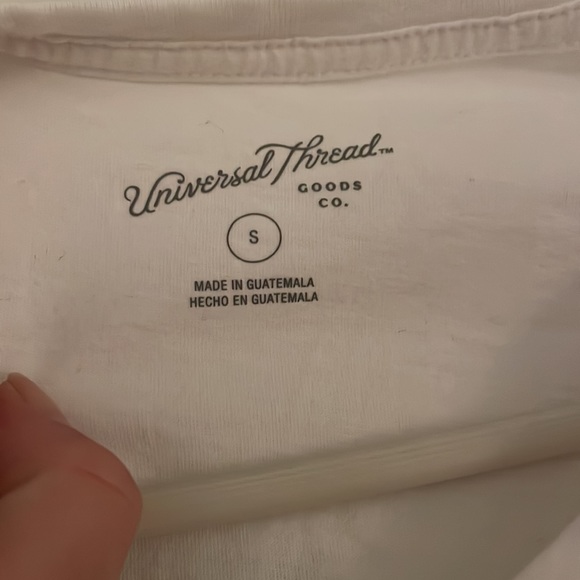 White V-Neck Top - Picture 3 of 4